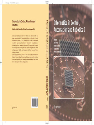 cover image of Informatics in Control, Automation and Robotics I